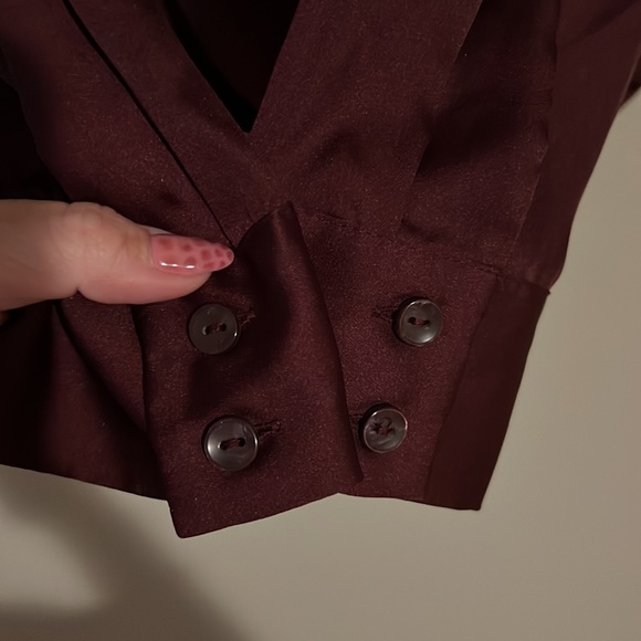 Apt 9 Purple Blouse Long Sleeve - Picture 9 of 9